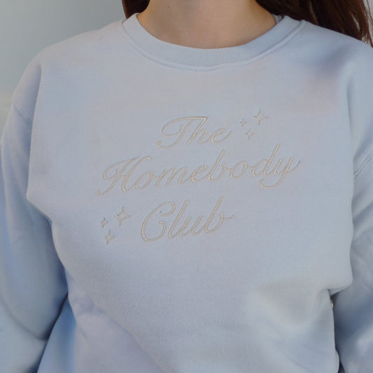 The Homebody Club besticktes Sweatshirt