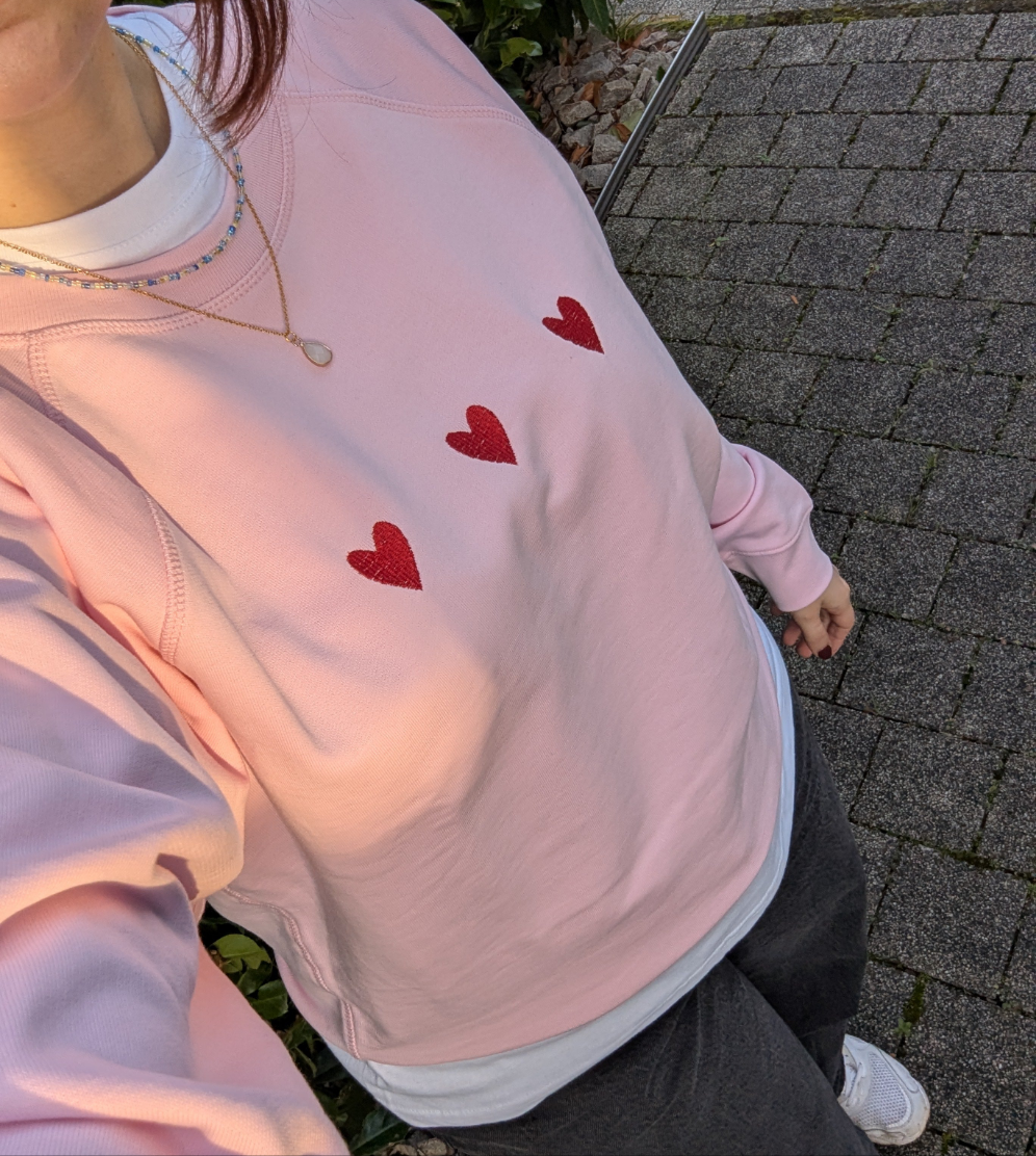 Hearts Sweatshirt | Lightweight