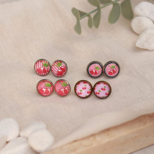 Cherry Bliss | Ohrstecker | Kirschen Design