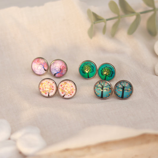 Nature's Whisper | Ohrstecker | Baum Design