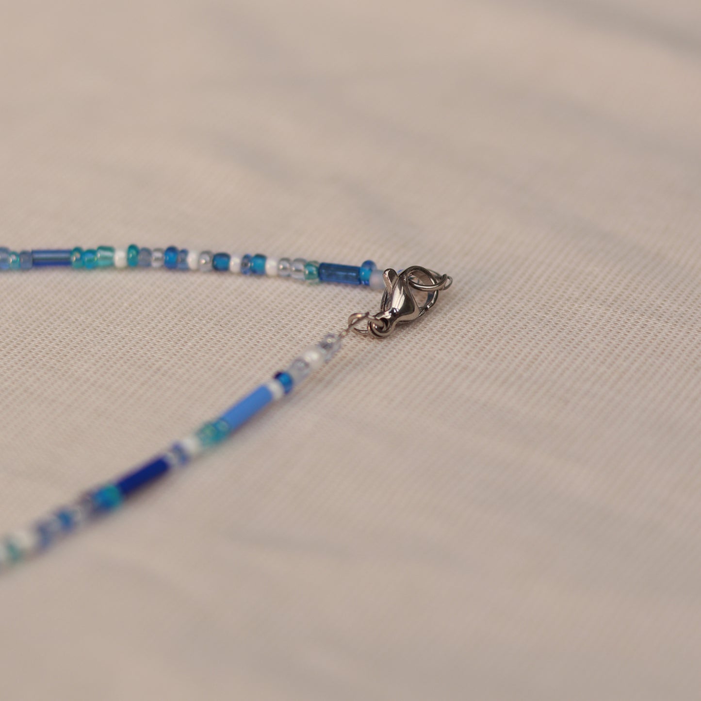 Azure | Perlenkette | Sommerkette | Fußkettchen | Armband | individuell