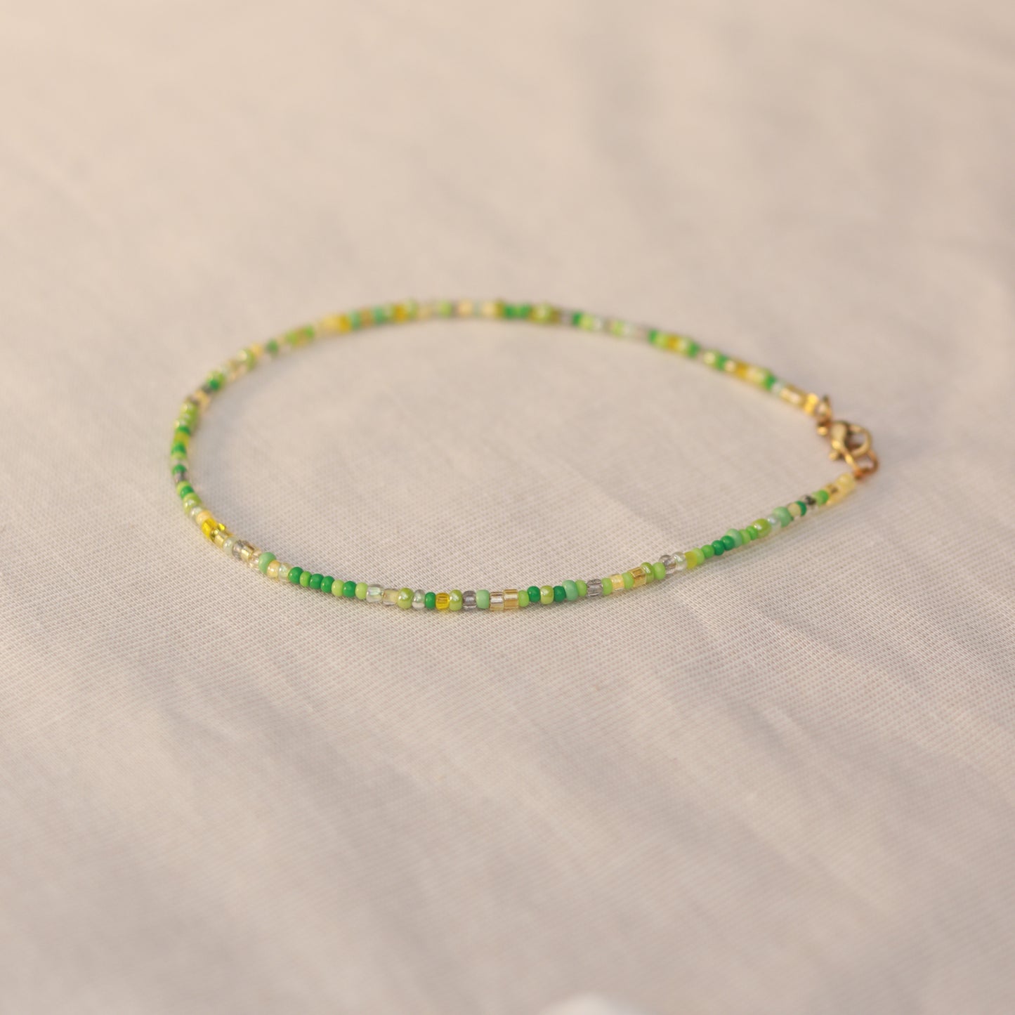 Limonella | Perlenkette | Sommerkette | Fußkettchen | Armband | individuell
