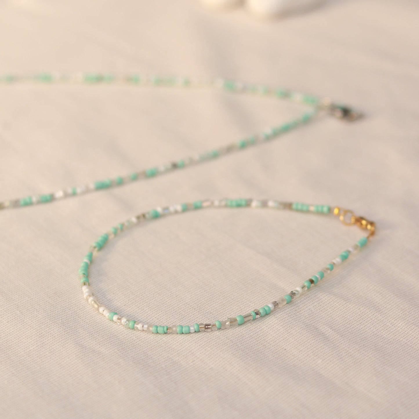 Ocean Breeze | Perlenkette | Sommerkette | Fußkette | Armband | individuell