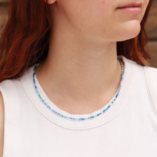 Azure | Perlenkette | Sommerkette | Fußkettchen | Armband | individuell