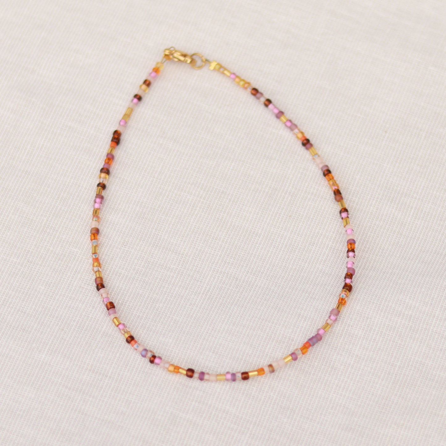 Desert Rose | Perlenkette | Sommerkette | Fußkette | Armband | individuell
