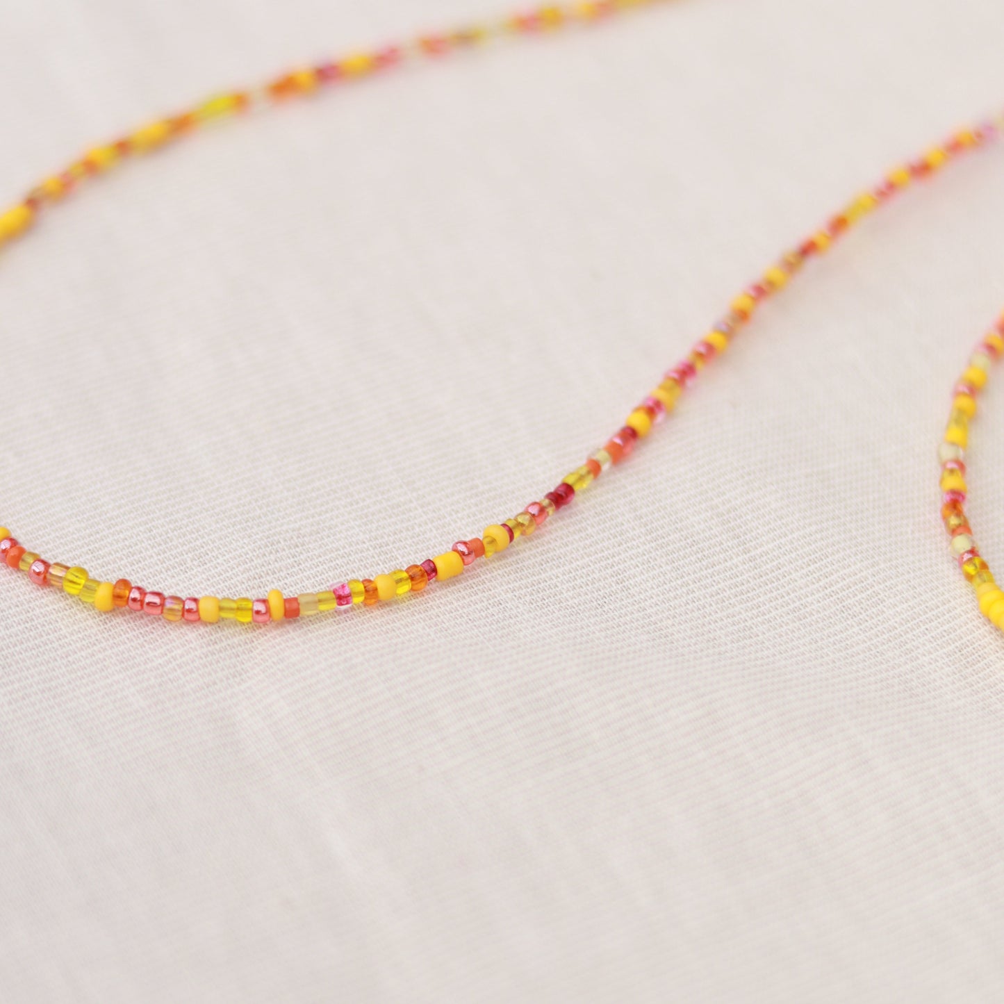 Sunshine | Perlenkette | Sommerkette | Fußkette | Armband | individuell