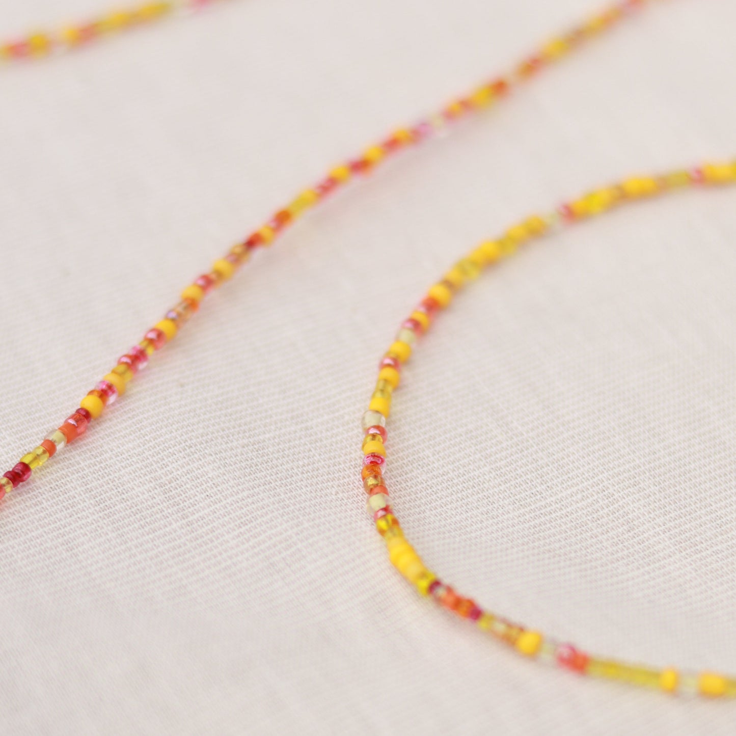 Sunshine | Perlenkette | Sommerkette | Fußkette | Armband | individuell