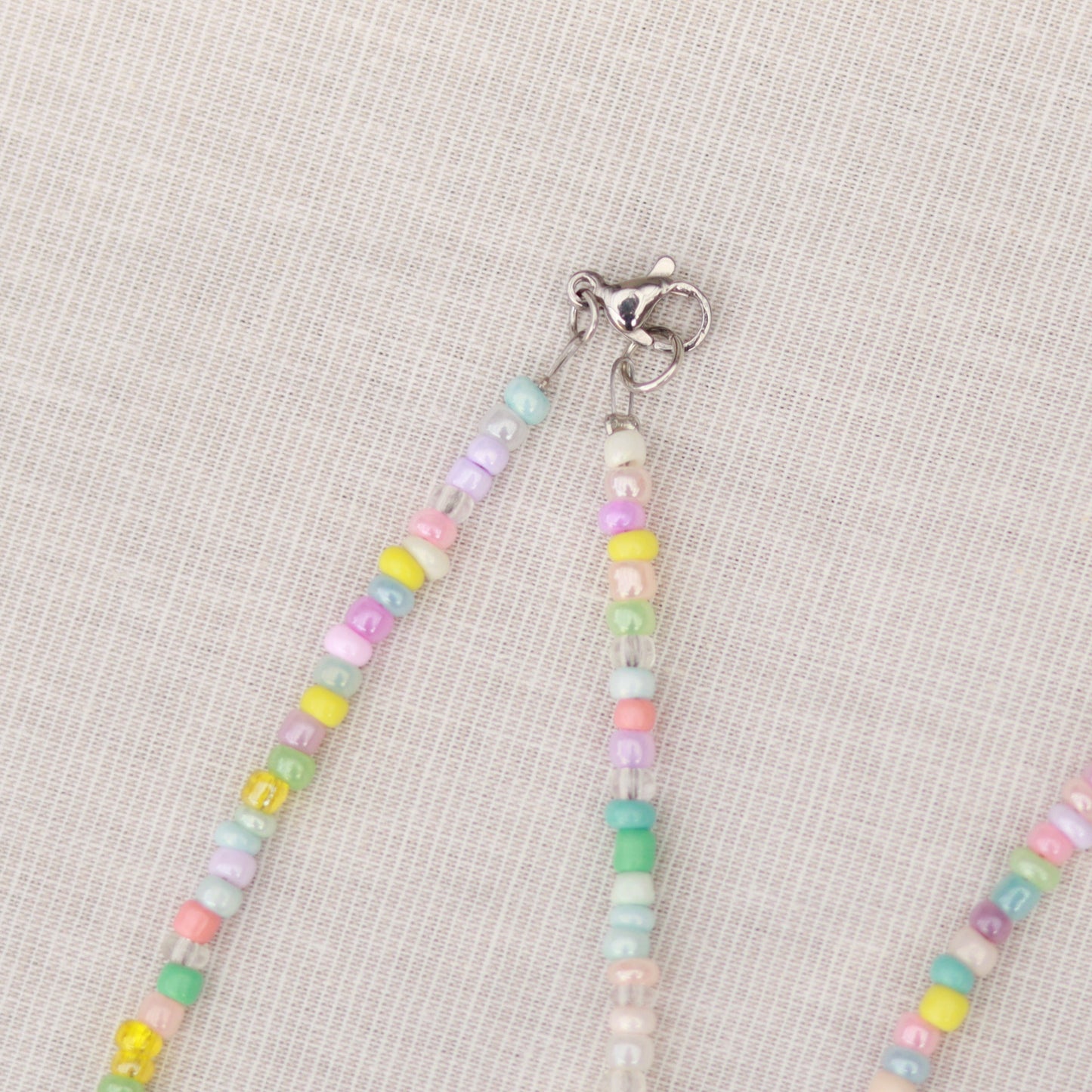 Cotton Candy | Perlenkette | Fußkette | Armband | individuell