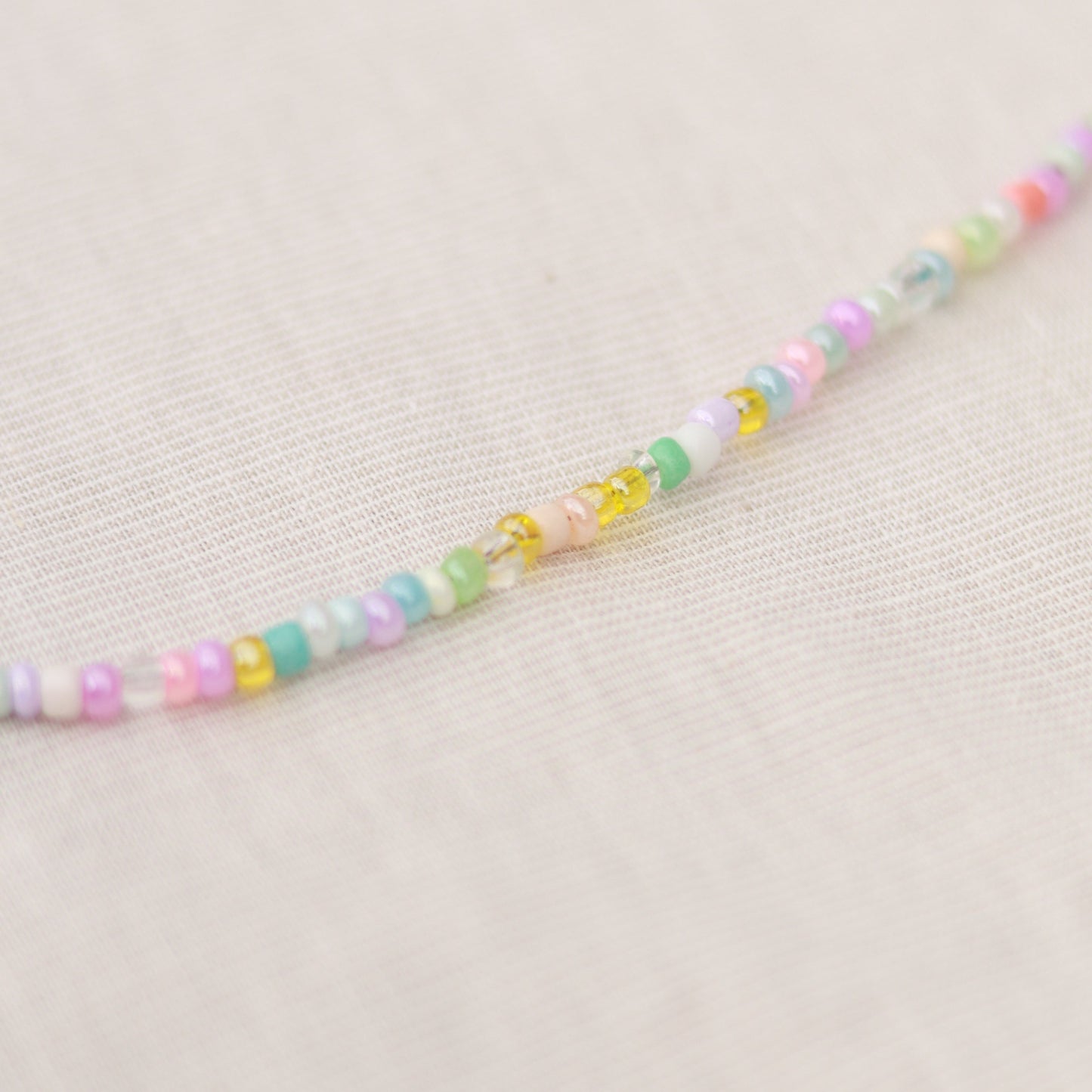 Cotton Candy | Perlenkette | Fußkette | Armband | individuell