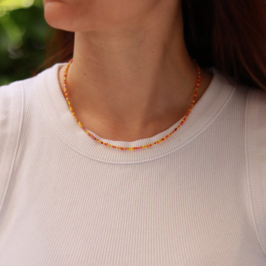 Sunshine | Perlenkette | Sommerkette | Fußkette | Armband | individuell