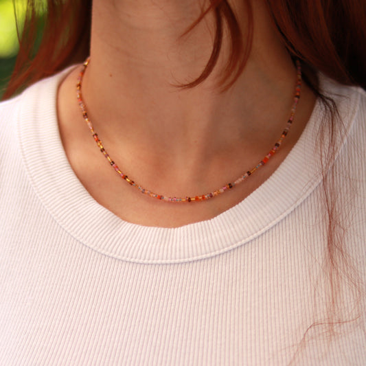 Desert Rose | Perlenkette | Sommerkette | Fußkette | Armband | individuell