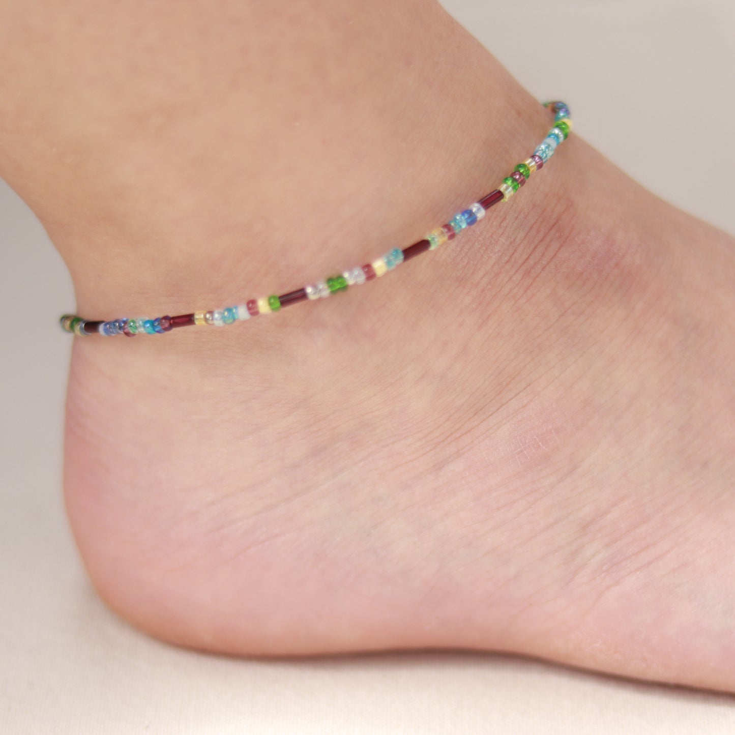 Cherry Gum | Perlenkette | Sommerkette | Fußkette | Armband | individuell
