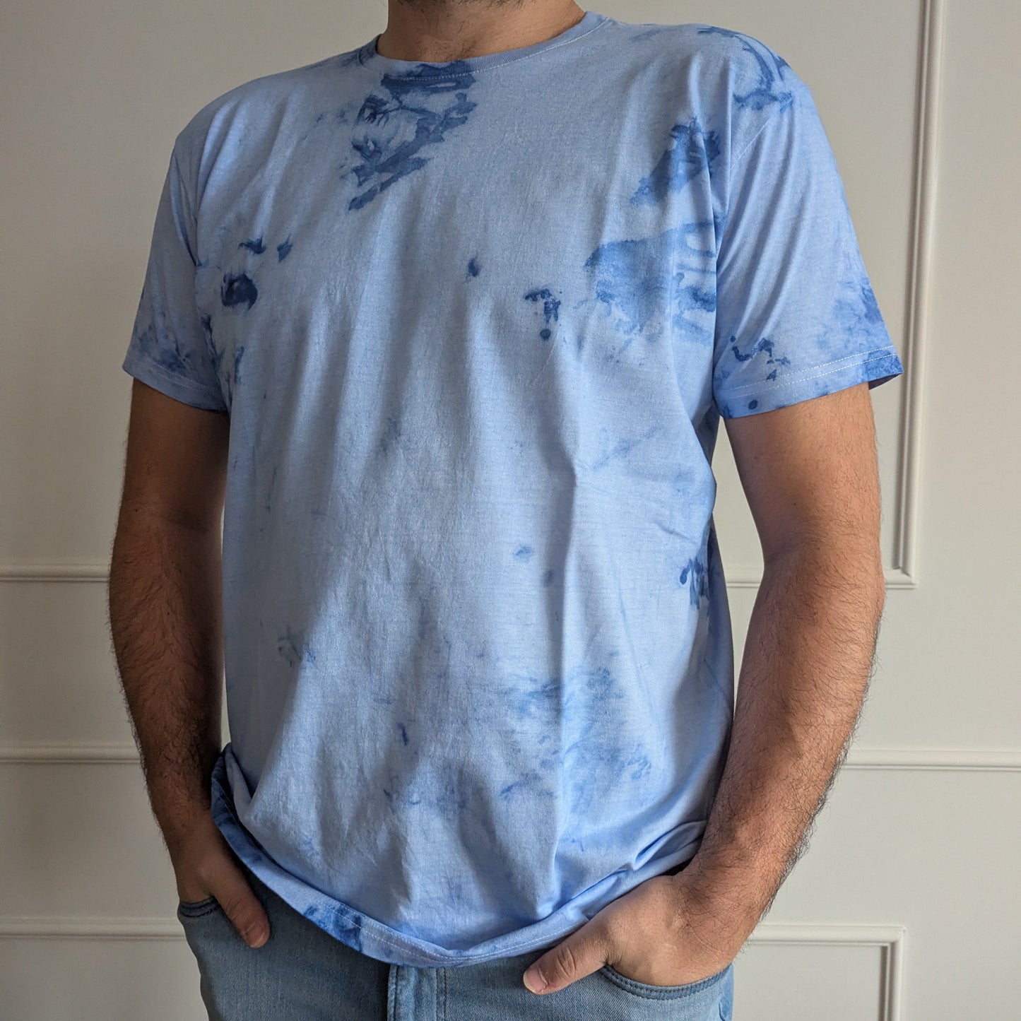 Blue Serenity | Batik T-Shirt | blau