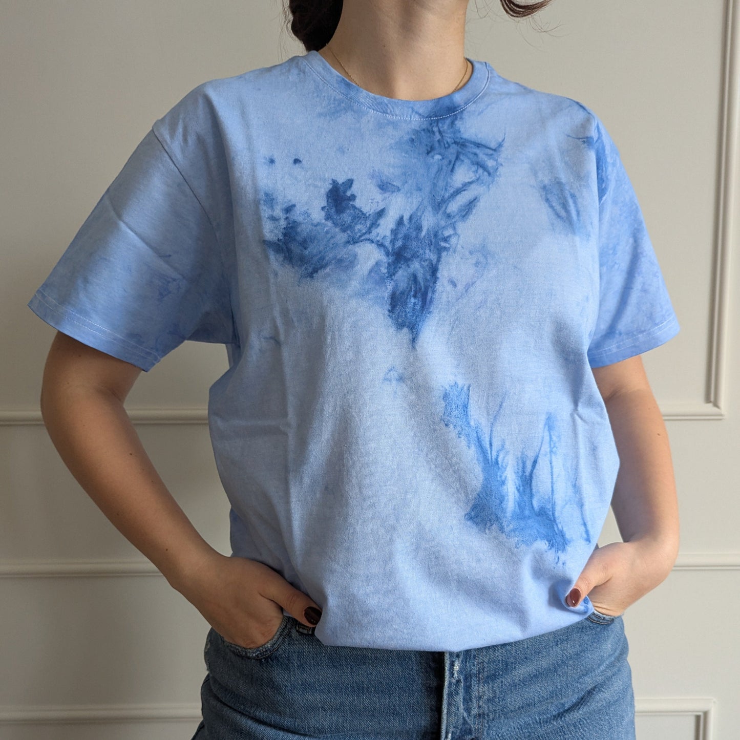 Blue Serenity | Batik T-Shirt | blau