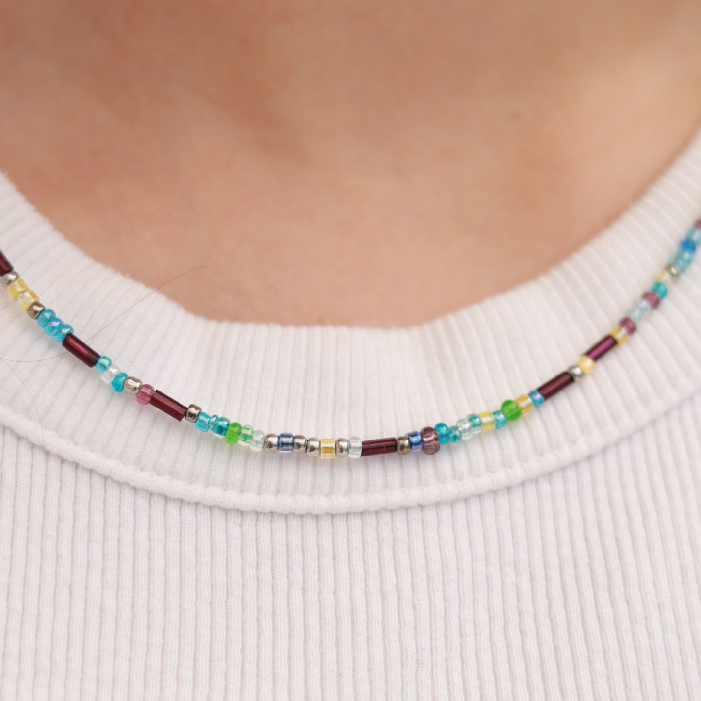 Cherry Gum | Perlenkette | Sommerkette | Fußkette | Armband | individuell