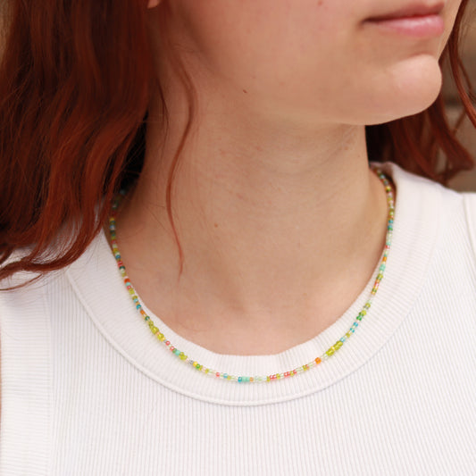 Flowers | Perlenkette | Sommerkette | Fußkette | Armband | individuell