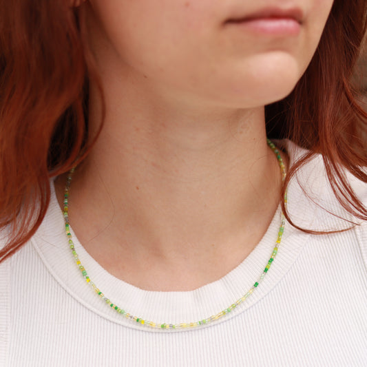 Limonella | Perlenkette | Sommerkette | Fußkettchen | Armband | individuell