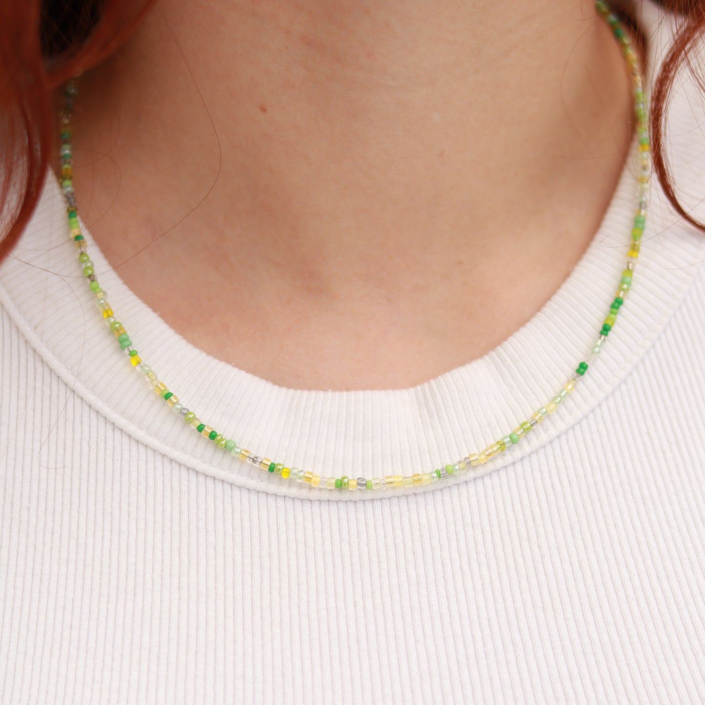 Limonella | Perlenkette | Sommerkette | Fußkettchen | Armband | individuell