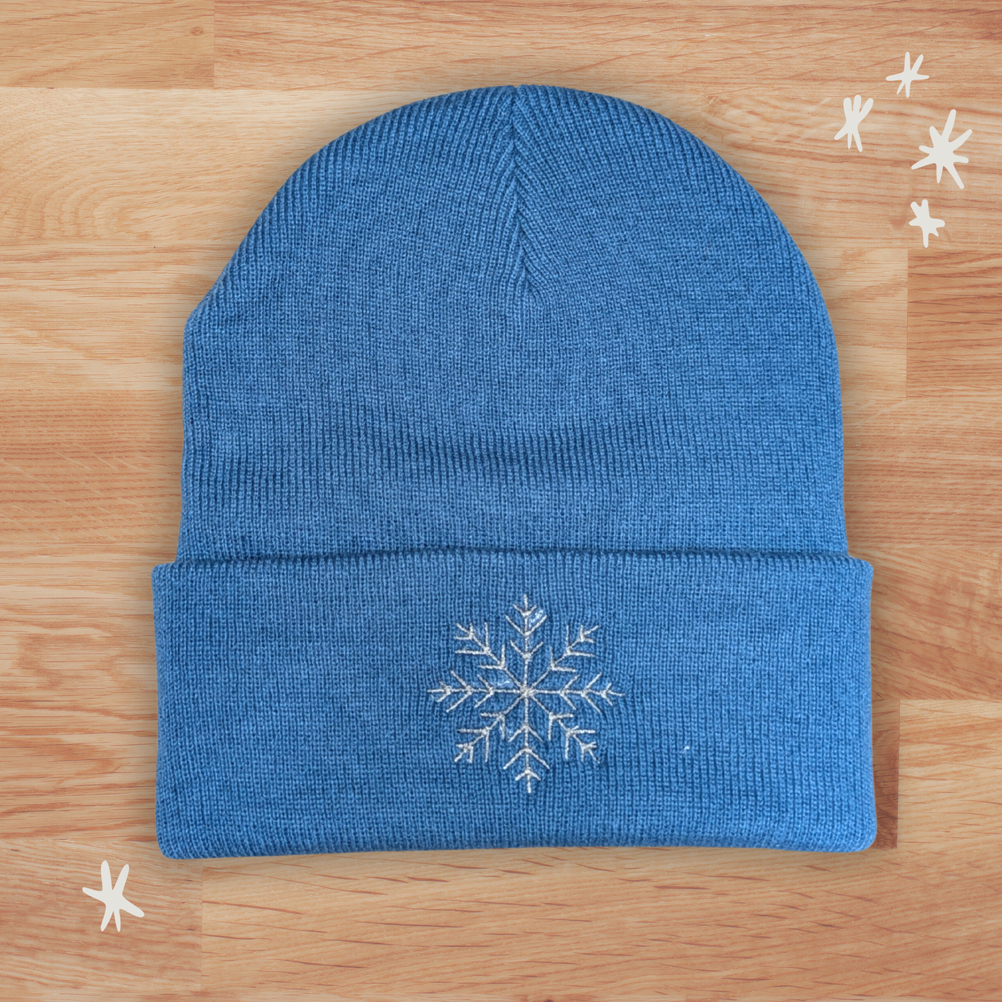 Schneeflocken Mütze