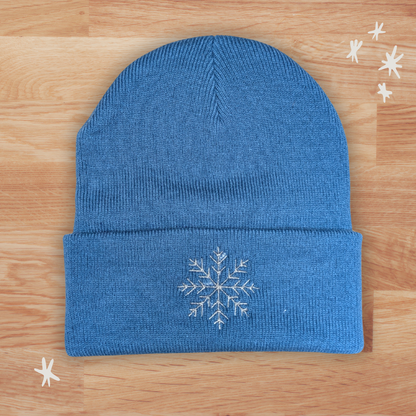 Schneeflocken Mütze