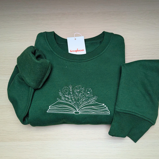 Buch Blumen Pullover | Midweight
