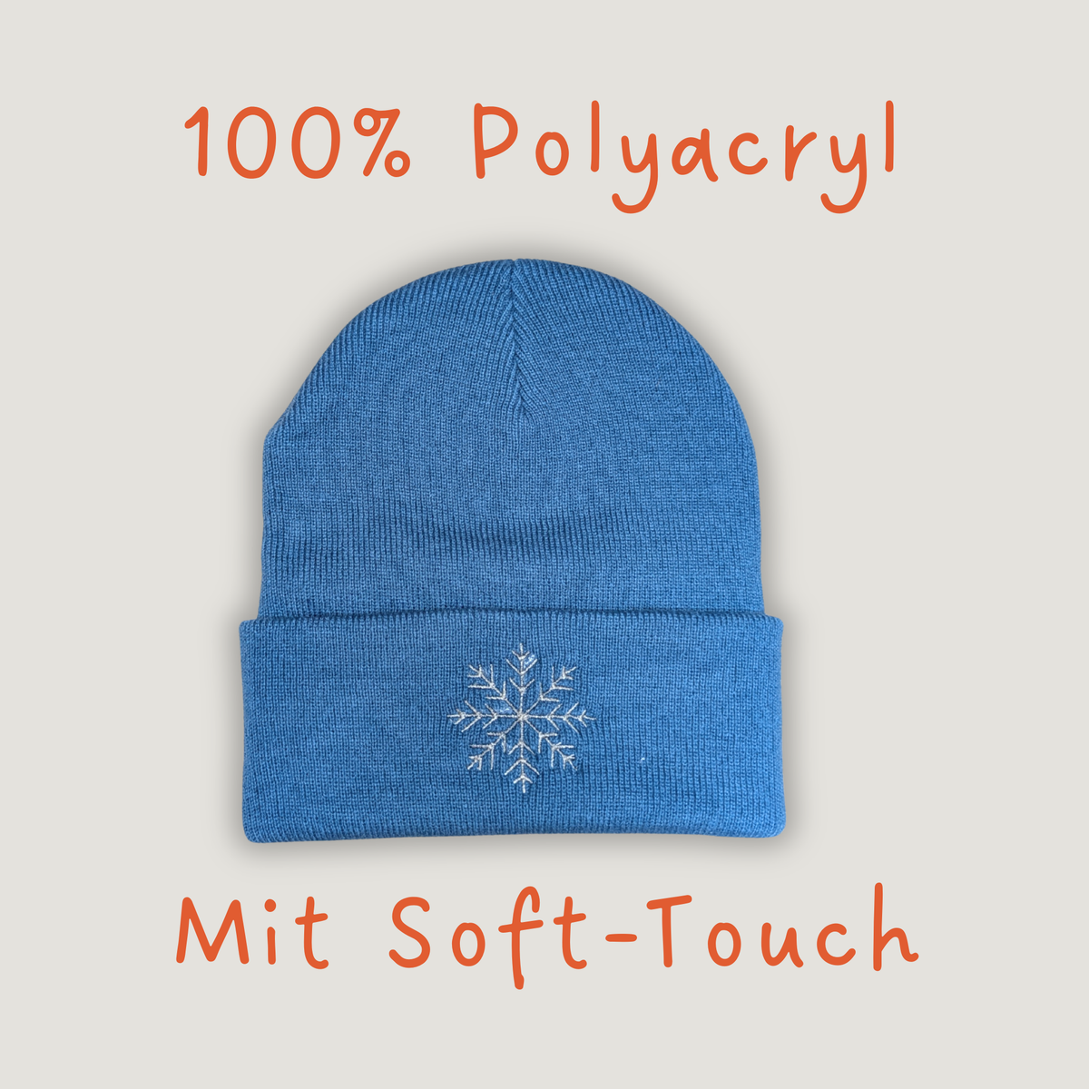 Schneeflocken Mütze