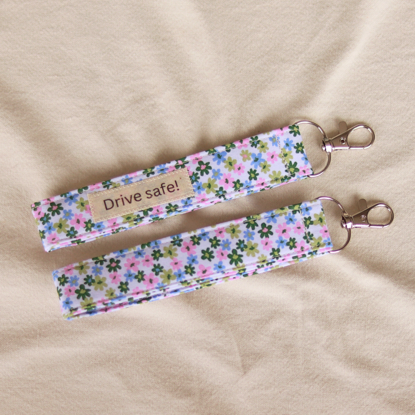 Schlüsselanhänger bunte Blümchen