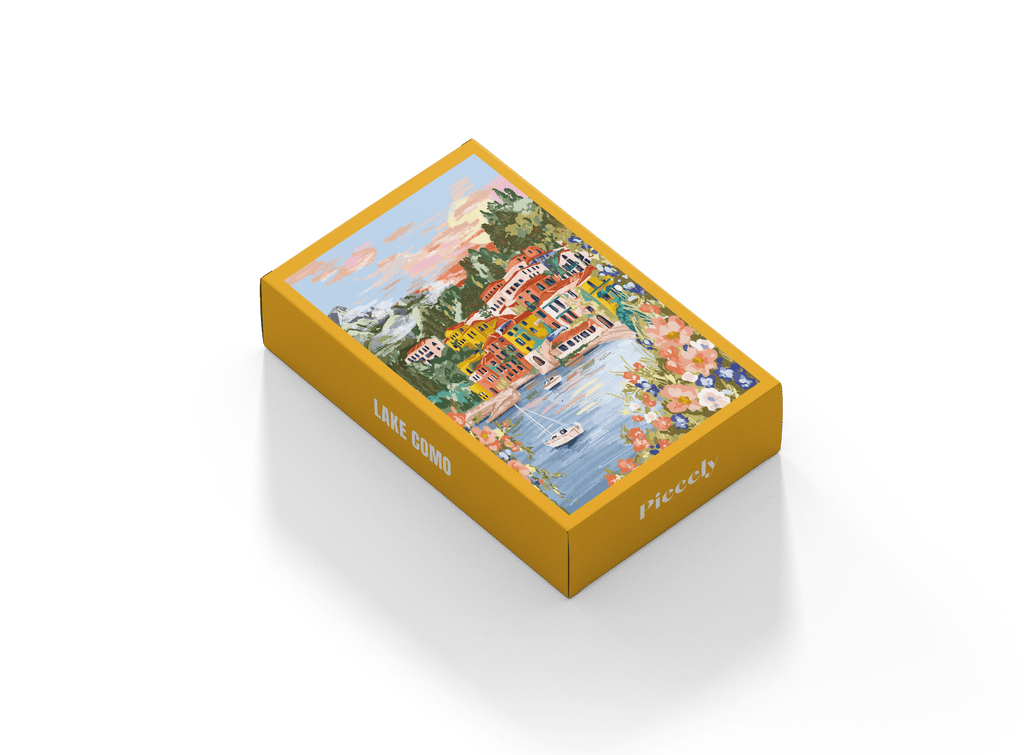 Mini-Puzzle Lake Como, 99 Teile