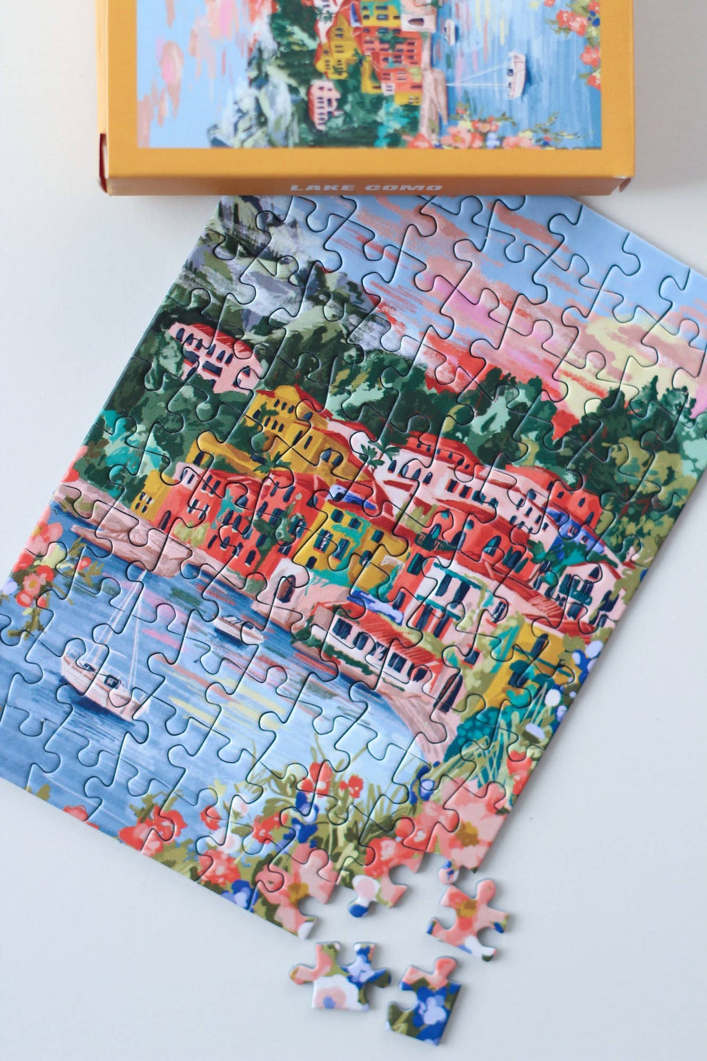 Mini-Puzzle Lake Como, 99 Teile