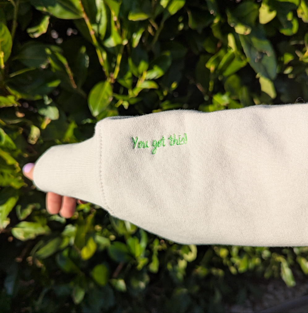 Be kind to your mind besticktes Sweatshirt