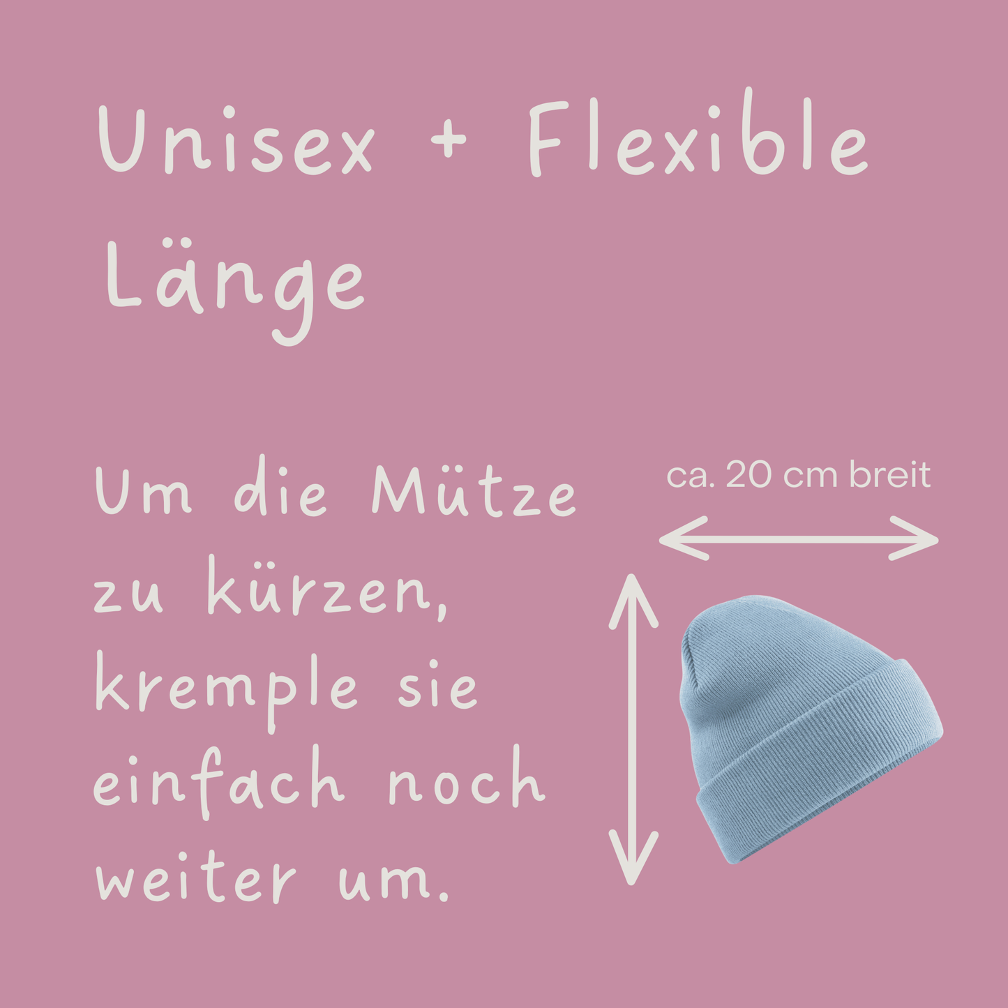 Zuckerstangen Mütze