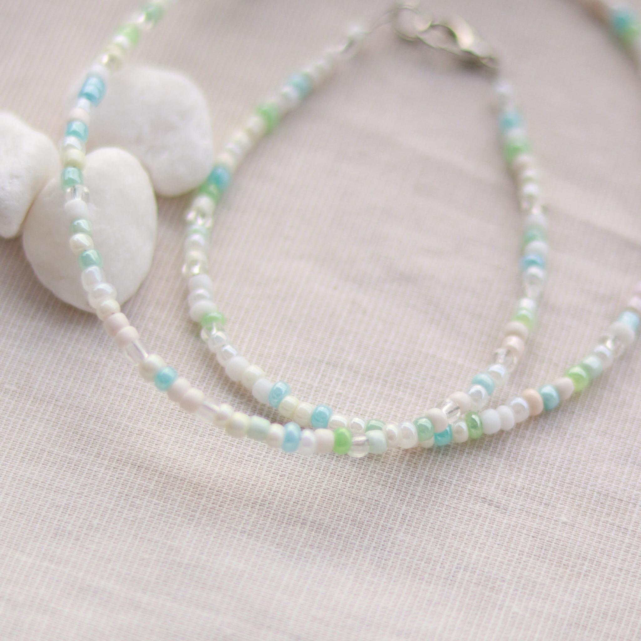 Dreamy | Perlenkette | Fußkette | Armband | individuell