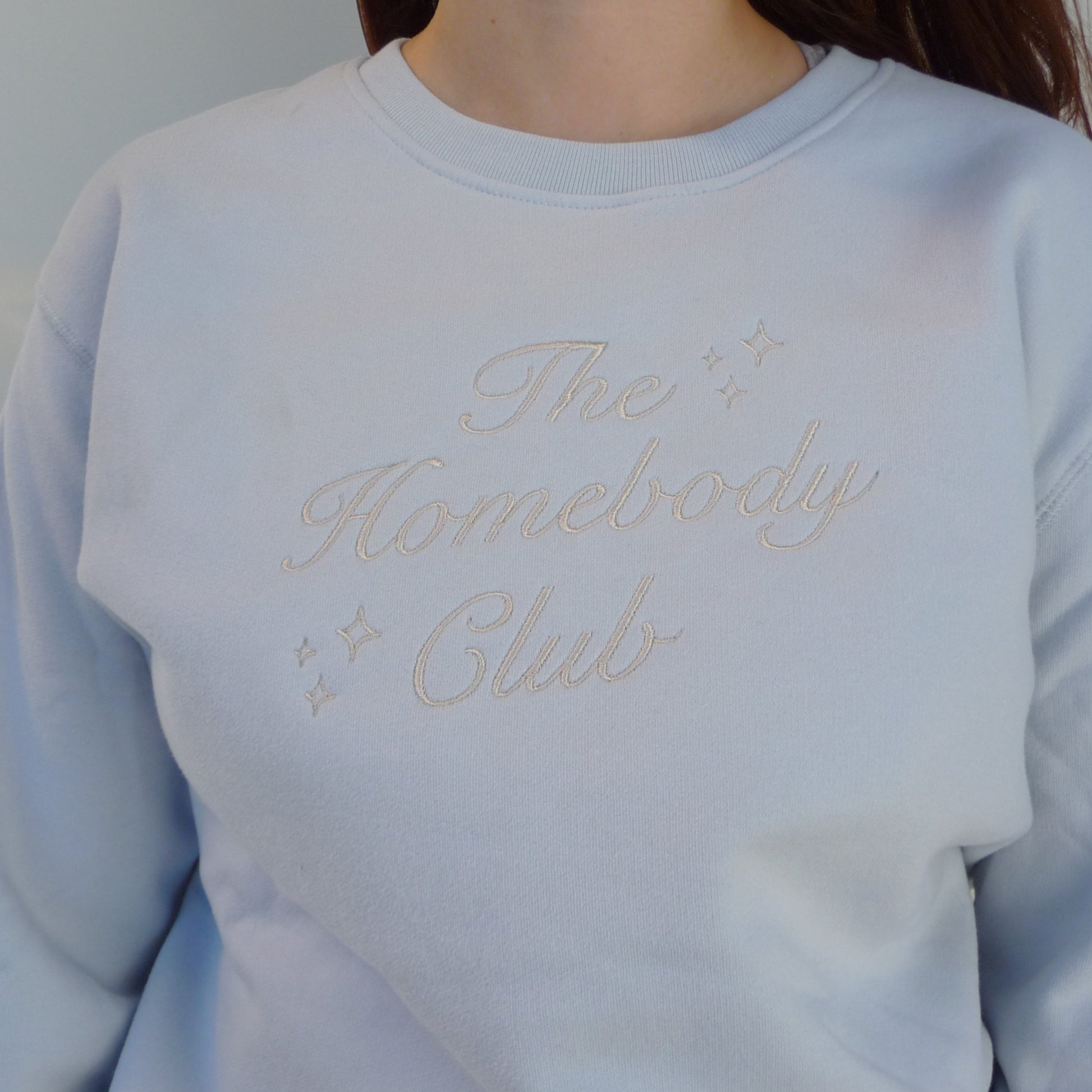 The Homebody Club besticktes Sweatshirt