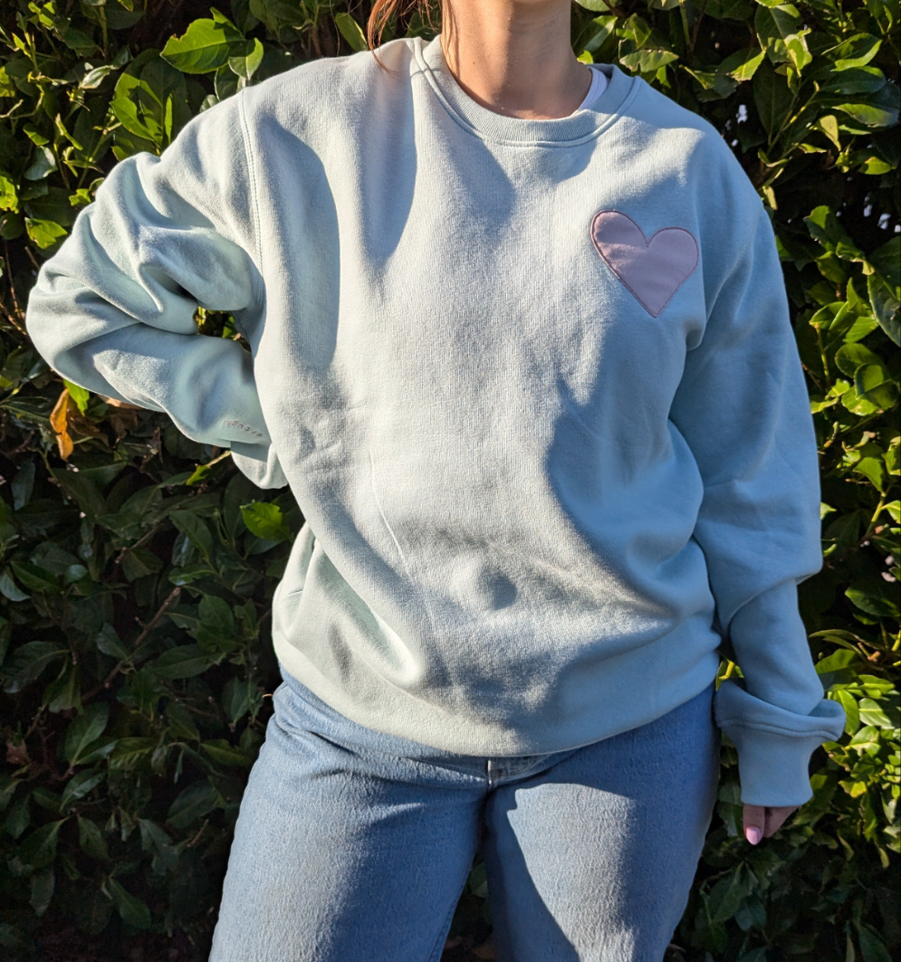 Sweatshirt besticktes affirmation geschenk mental health