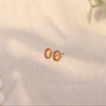 Rose Glow | Mini Ohrstecker | Spinell | gold | rosé