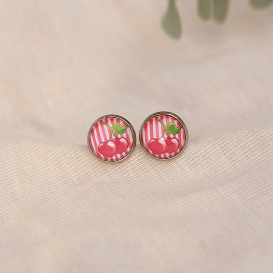 Cherry Bliss | Ohrstecker | Kirschen Design