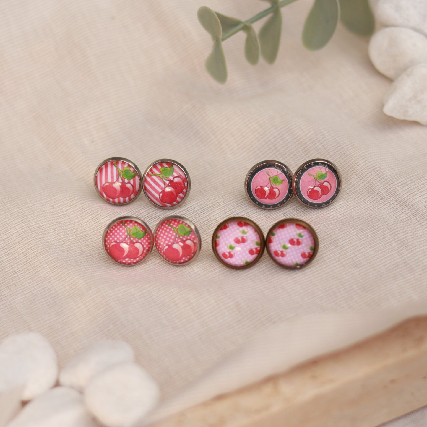Cherry Bliss | Ohrstecker | Kirschen Design