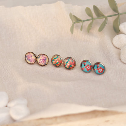 Rose Charm | Ohrstecker | Blumen Design