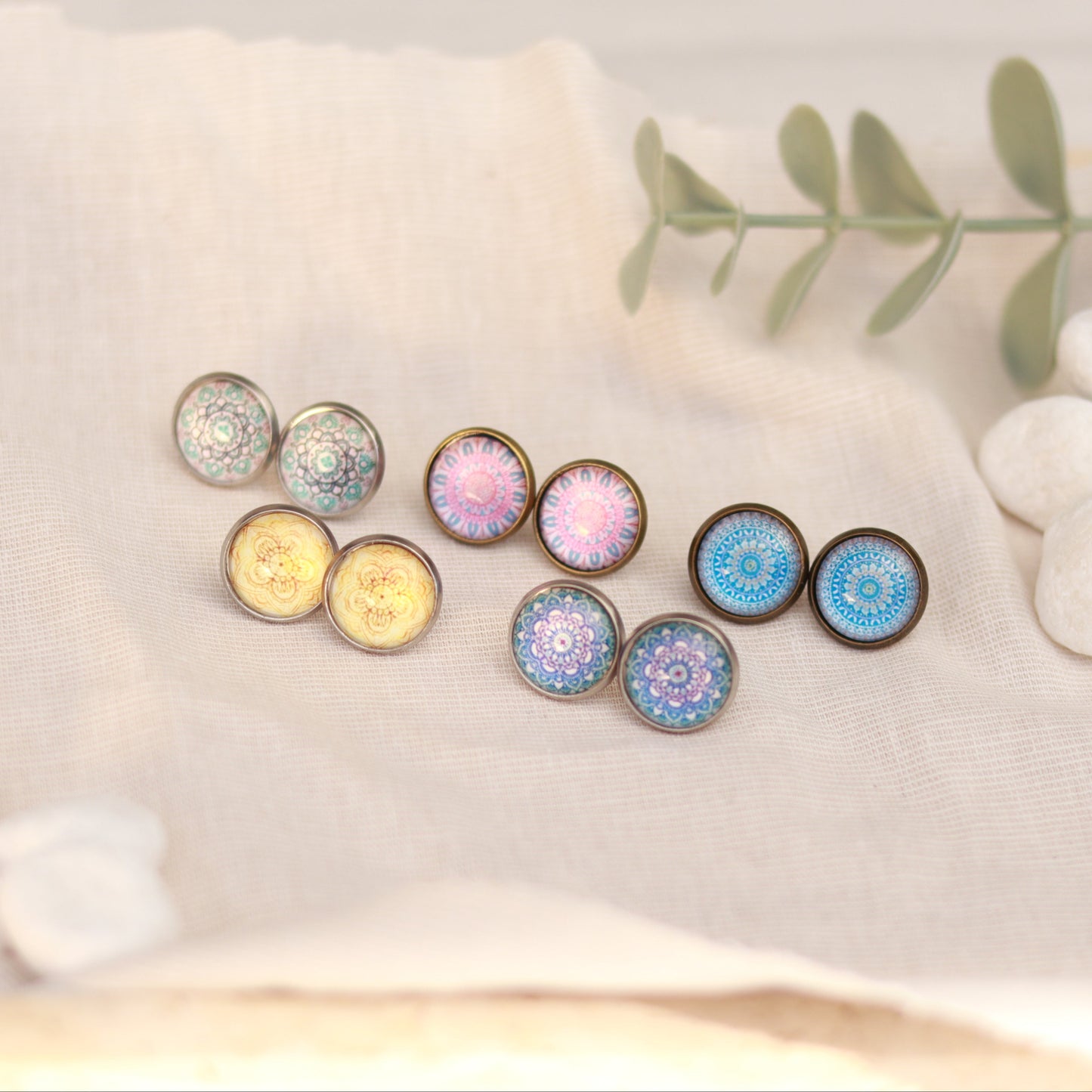 Celestia | Ohrstecker | Mandala Design
