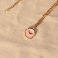 Wing of Serenity | Halskette mit Emaille Engelsflügel Anhänger | gold