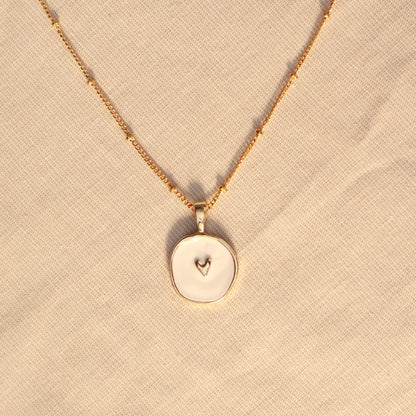 Stellar Love | Halskette mit Emaille Anhänger | gold