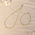 Limonella | Perlenkette | Sommerkette | Fußkettchen | Armband | individuell