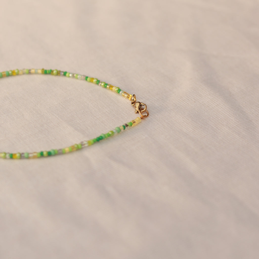 Limonella | Perlenkette | Sommerkette | Fußkettchen | Armband | individuell