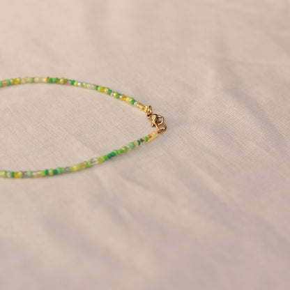 Limonella | Perlenkette | Sommerkette | Fußkettchen | Armband | individuell