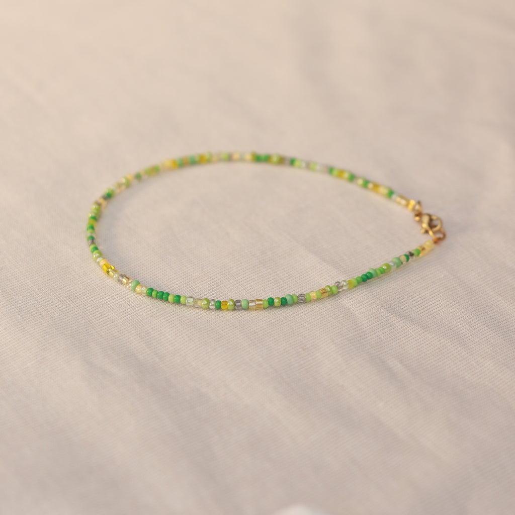 Limonella | Perlenkette | Sommerkette | Fußkettchen | Armband | individuell