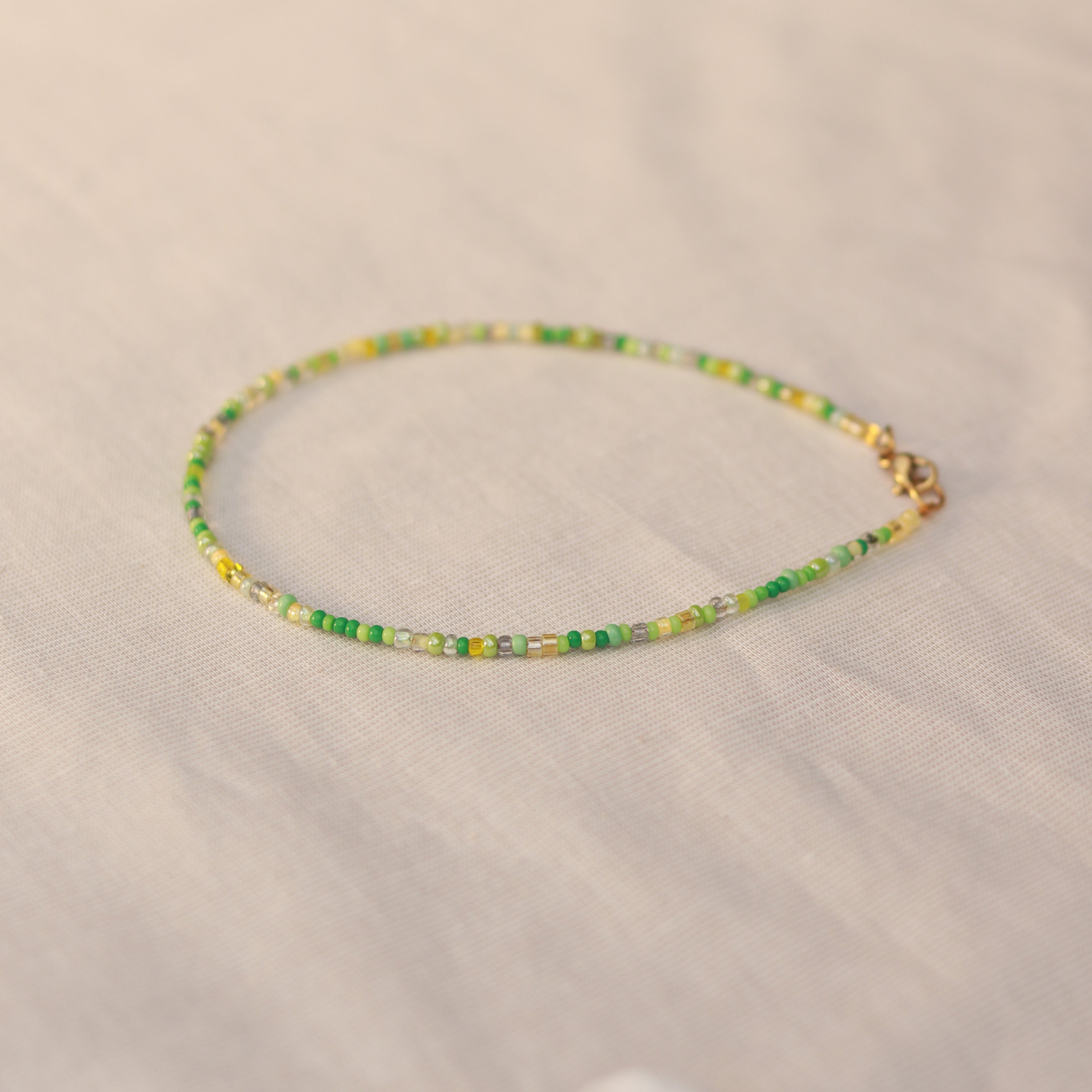 Limonella | Perlenkette | Sommerkette | Fußkettchen | Armband | individuell