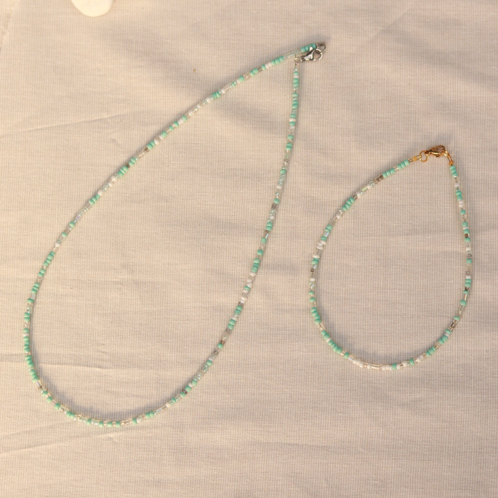 Ocean Breeze | Perlenkette | Sommerkette | Fußkette | Armband | individuell