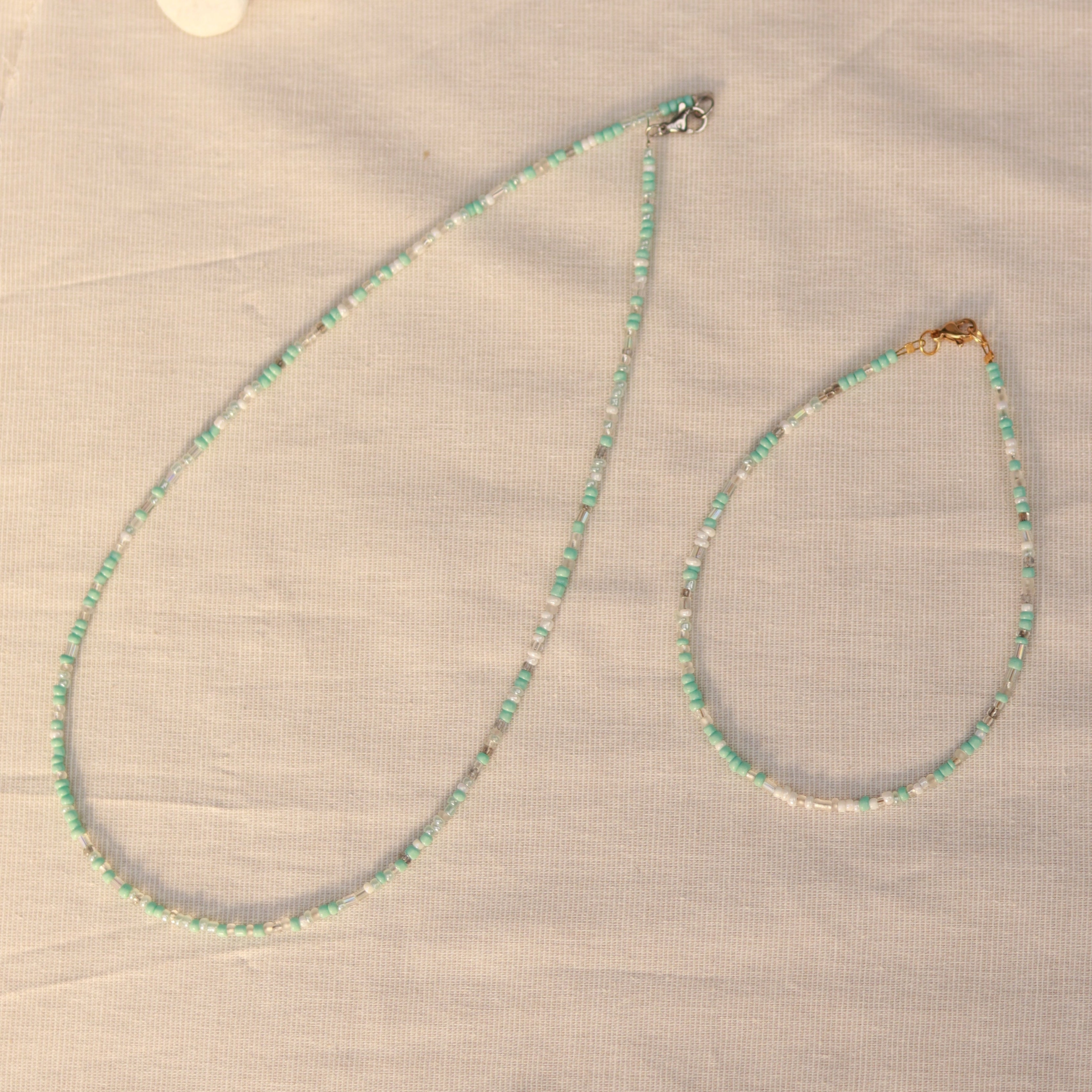 Ocean Breeze | Perlenkette | Sommerkette | Fußkette | Armband | individuell