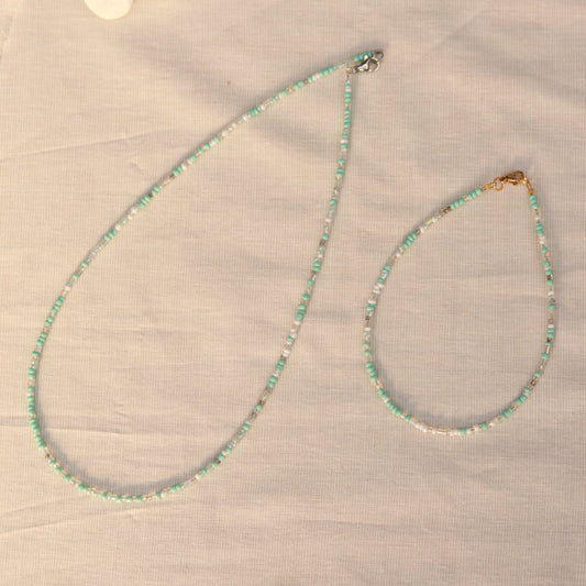 Ocean Breeze | Perlenkette | Sommerkette | Fußkette | Armband | individuell