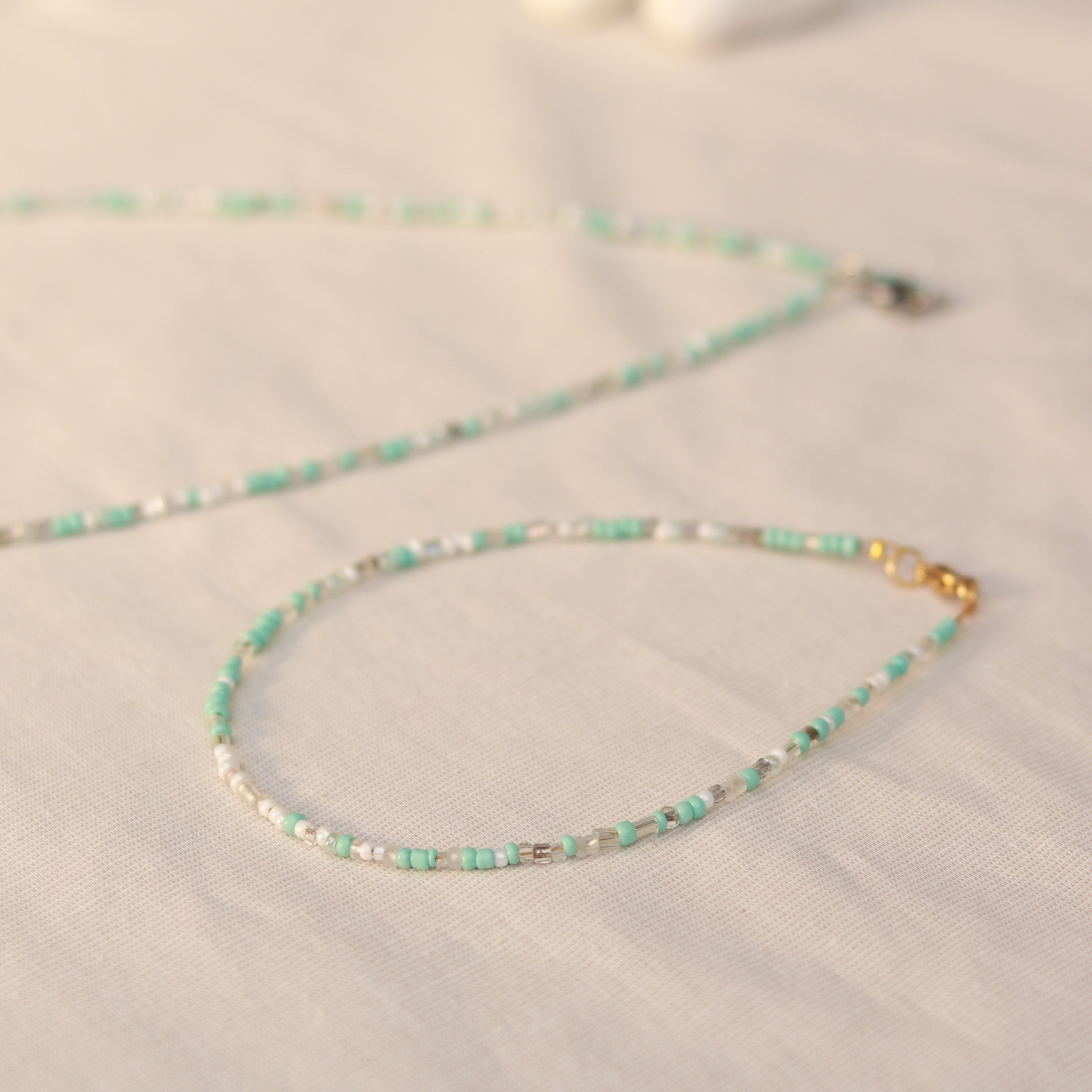 Ocean Breeze | Perlenkette | Sommerkette | Fußkette | Armband | individuell